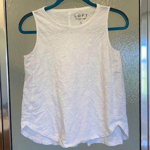 LOFT “vintage soft” white tank